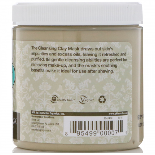 Living Clay, Cleansing Clay Mask, 8 oz (227 g)