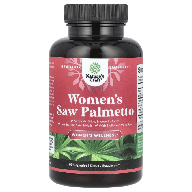 Nature's Craft, Пальма для женщин, 90 капсул