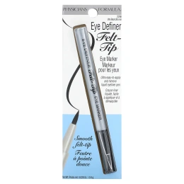 Physicians Formula, Подводка для глаз, фетровый наконечник, для глаз, ультра-черный цвет, 0,28 унции (0,8 г)