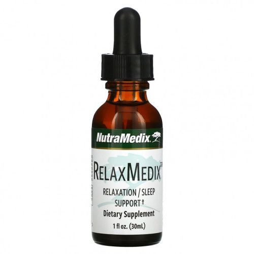 NutraMedix, RelaxMedix, Расслабление / поддержка сна, 1 жидкая унция (30 мл)