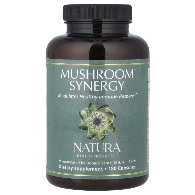 Natura Health Products, Mushroom™ Synergy, 180 капсул