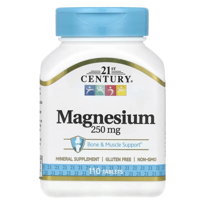 21st Century Magnesium 250 мг, 110 таблеток