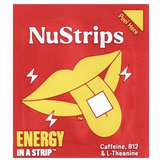 NuStrips, Energy In A Strip™, корица и ваниль, 30 полосок