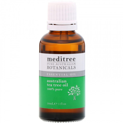Meditree, Настоящие растения из Австралии, 100% чистое австралийское масло чайного дерева, 1 ж. унц.(30 мл)
