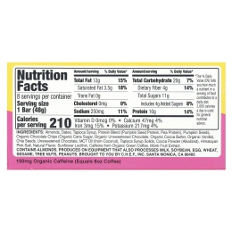 Quantum Energy Square, темный шоколад с розовой гималайской солью, 8 квадратов по 48 г (1,69 унции)