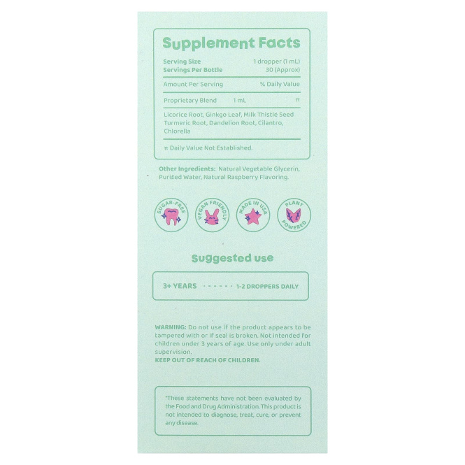 JoySpring, DetoxZee Herbal, 30 мл (1 жидк. Унция)