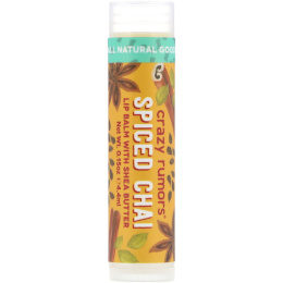 Crazy Rumors, Lip Balm with Shea Butter, Spiced Chai, 0.15 oz (4.4 ml)
