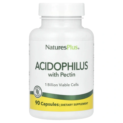 Nature's Plus, Лактобактерии Ацидофилус, 90 Капсул