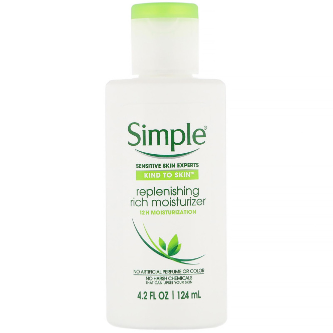 Simple Skincare, Регенерирующий глубоко увлажняющий крем, 4,2 унции (124 мл)