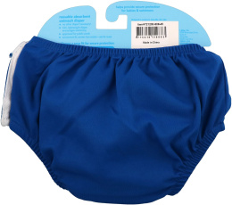 i play Inc., Многоразовый и впитывающий подгузник для плавания, для 2-летних малышей, ярко-синий, 1 шт