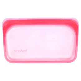Stasher, Многоразовый силиконовый пищевой контейнер, для малых размеров, малиновый цвет, 9,9 ж. унц. (293,5 мл)