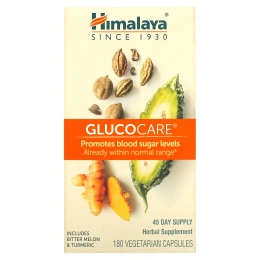 Himalaya, Пищевая добавка GlucoCare, 180 растительных капсул