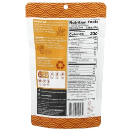 Nora Snacks, снеки с морскими водорослями, темпура, оригинальный вкус, 40 г (1,41 унции)