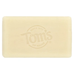 Tom's of Maine, Натуральное мыло для красоты с алоэ вера, без отдушек, для чувствительной кожи, 141 г (5 унций)