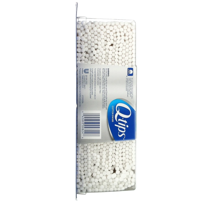 Q-tips, Бумажные палочки, ватные палочки, 750 тампонов
