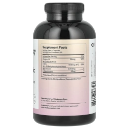 Wholesome Story, Мио и D-хиро-инозит с фолатом MTHF и витамином D3`` 360 вегетарианских капсул