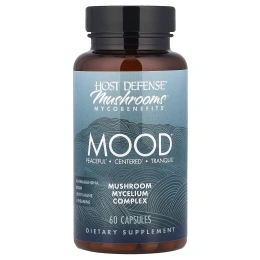 Host Defense, Mushrooms ™ Mycobenefits, Mood, 60 капсул