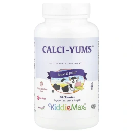 Maxi Health, KiddieMax® Calci-Yums ™, натуральная клубника, 90 жевательных таблеток