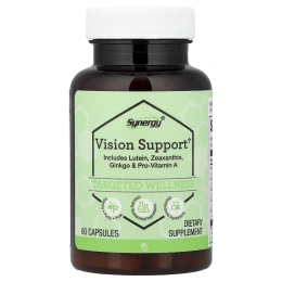 Vitacost, Synergy®, добавка для поддержки зрения, 60 капсул