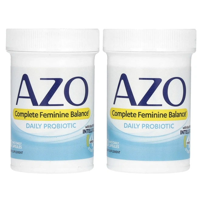 AZO, Complete Feminine Balance®, пробиотик для ежедневного приема, 60 капсул