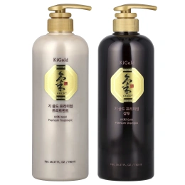 DAENG GI MEO RI, Gold Premium Hair Set, набор для волос, 2 флакона по 780 мл (26,37 жидк. унции)