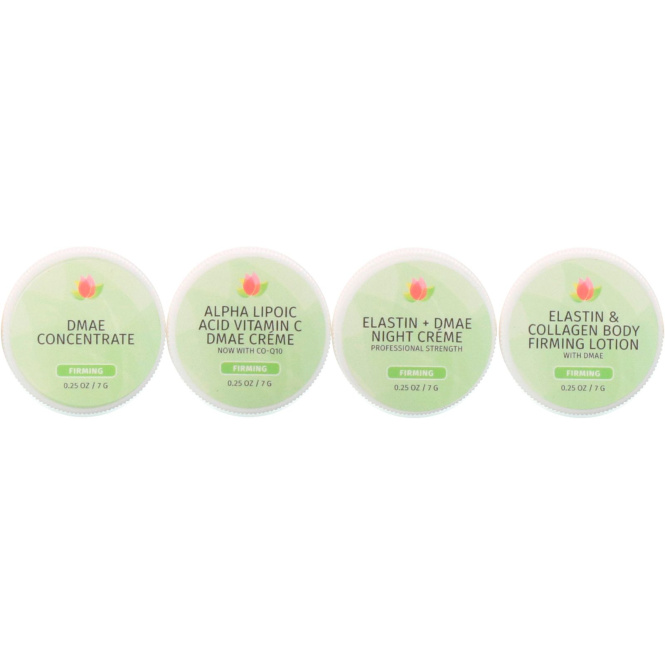 Reviva Labs, 5-Day Trial, Firming, 4 Piece Kit, 0.25 oz (7 g) Each