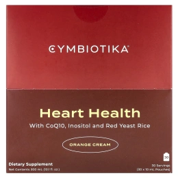 Cymbiotika, Heart Health, апельсиновый крем, 30 пакетиков по 10 мл (0,3 жидк. Унции)