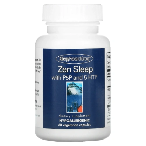 Allergy Research Group, Снотворное Zen Sleep с P5P и 5-HTP, 60 вегетарианских капсул