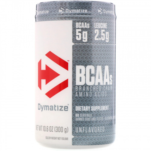Dymatize Nutrition, BCAAs, Branched Chain Amino Acids, 10.6 oz (300 g)