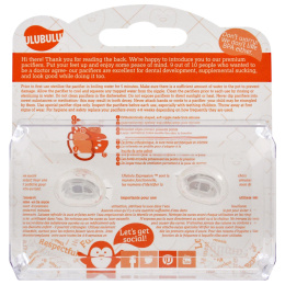 Ulubulu, Выразительные соски-пустышки, "Беззвучный режим", "Выдернуть шнур", 6-18 месяцев, 2 штуки