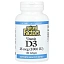 Natural Factors, витамин D3, 25 мкг 1000 МЕ, 180 капсул