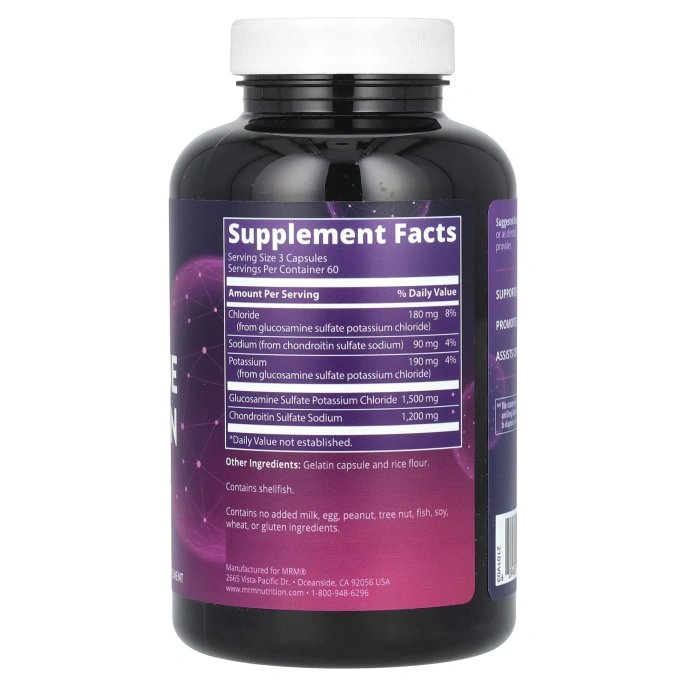 MRM Хондроитин глюкозамина 1500 мг/1200 мг, 180 капсул