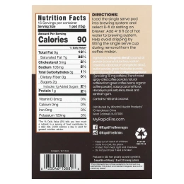 RAPIDFIRE, Keto Coffee Pod, карамель макиато, средней обжарки, 16 капсул, 240 г (8,46 унции)