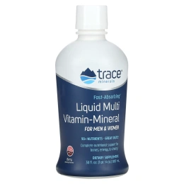Trace Minerals Research, Жидкие мультивитамины и минералы Ягода 30 жидких унций