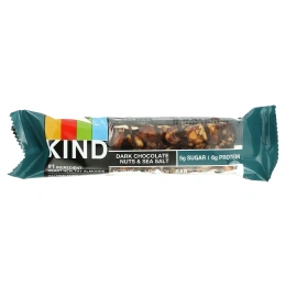 KIND Bars, Nuts & Spices, батончики из темного шоколада с орехами и морской солью, 12 батончиков по 40 г
