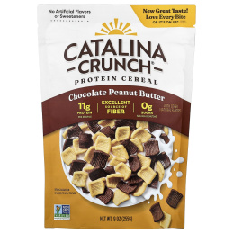 Catalina Crunch, протеиновые хлопья, шоколад и арахисовая паста, 255 г (9 унций)