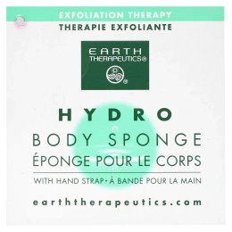 Earth Therapeutics, Hydro Body Sponge, ярко-розовый, 1 спонж