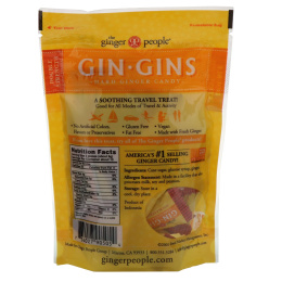 The Ginger People, Gin Gins, Hard Ginger Candy, Double Strength, 3 oz (84 g)