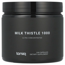 Toniiq, Расторопша 1000, 240 капсул (500 мг на капсулу)