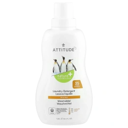 ATTITUDE, моющее средство для стирки, 35 загрузок, с ароматом цитрусовых, 1,05 л (35,5 жидк. унции)