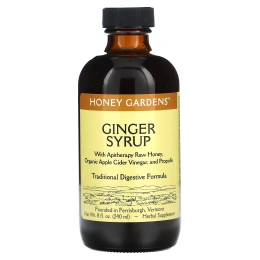 Honey Gardens, Имбирный сироп 8 жидких унций