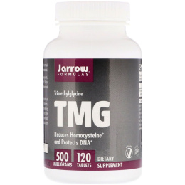 Jarrow Formulas, TMG, триметилглицин, 500 мг, 120 таблеток