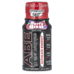 ABE, Ultimate Energy, Berry Blast, 12 пакетиков по 60 мл (2 жидк. унц.)