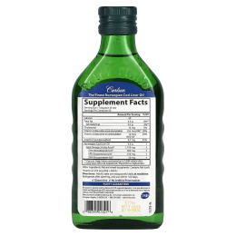 Carlson, Жир печени дикой норвежской трески, 250 мл (8,4 жидк. унц.)