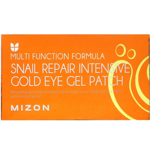 Mizon, Гелевые патчи для глаз Snail Repair Intensive Gold, 60 патчей