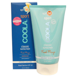 COOLA Organic Suncare Collection, Солнцезащитный крем длительного действия, SFP 50, свежий манго, 148 мл (5 ж.унций)
