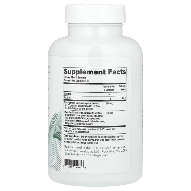 Theralogix, Prostate SR, 180 мягких таблеток