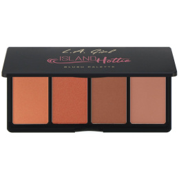 L.A. Girl, Палетка румян Island Hottie Blush Palette, 4 г (каждый оттенок)