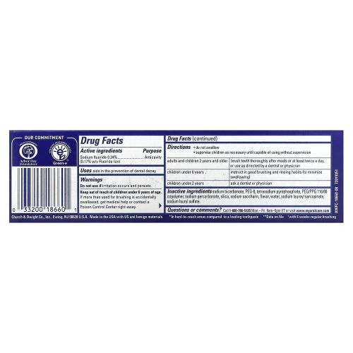 Arm & Hammer, AdvanceWhite Baking Soda & Peroxide Toothpaste, Extreme Whitening, 4.3 oz (121 g)