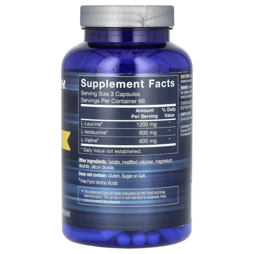 BodyTech, BCAA, 200 капсул